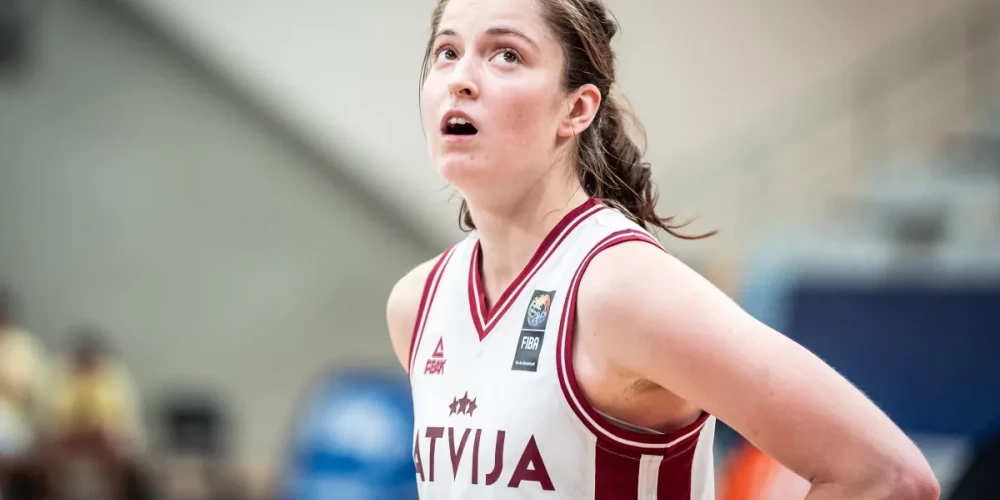 Raina Tomašicka bija visa U-20 sieviešu Eiropas čempionāta rezultatīvākā spēlētāja.