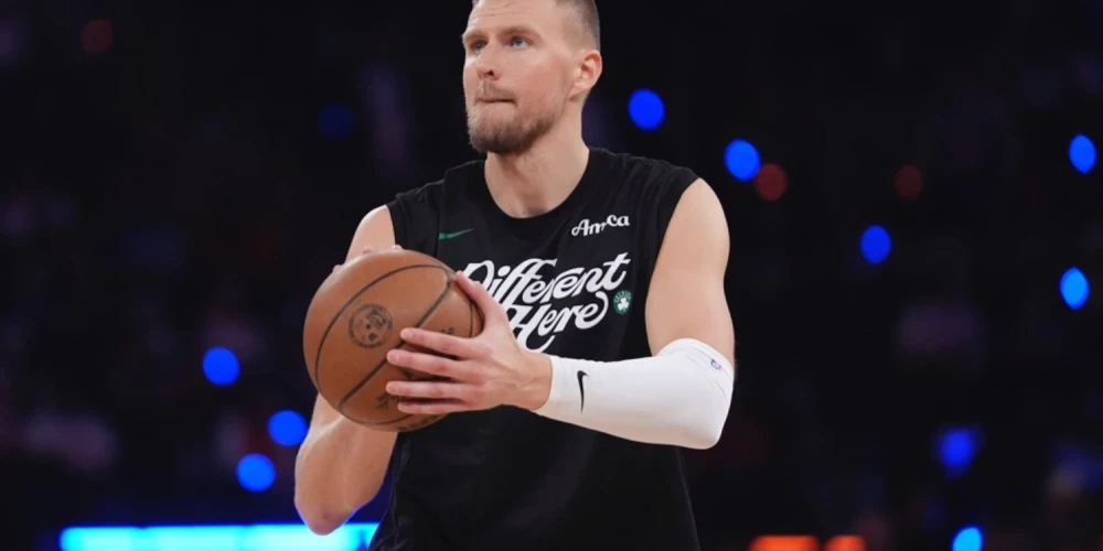 Latvijas basketbolists Kristaps Porziņģis. 