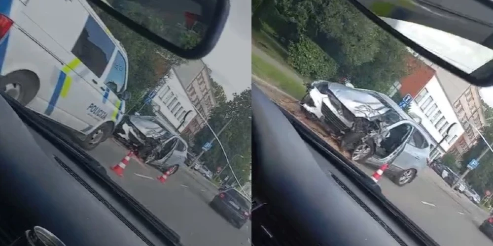 Avārija Dzelzavas ielā.