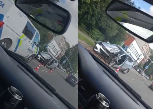 Avārija Dzelzavas ielā.