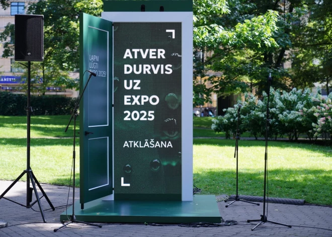 Rīgā atklāj digitālo instalāciju, kas nodrošina saikni starp Latviju un Japānu.