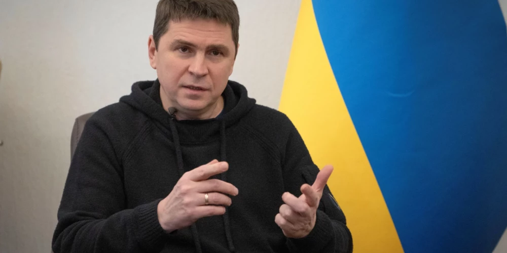 Ukrainas prezidenta biroja padomnieks Mihailo Podoļaks.