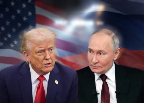 PHOTO MONTAGE: US President Donald Trump (left) can imagine a meeting with Russian President Vladimir Putin. Photo: The Presidential Office of Ukraine via