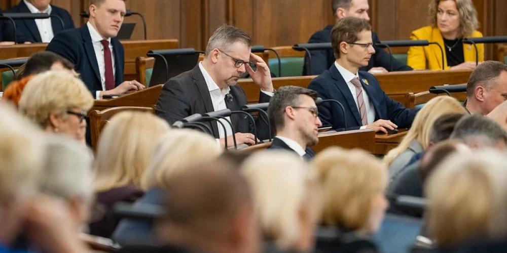 Saeimas darba vērtējums viens no zemākajiem šajā gadsimtā.