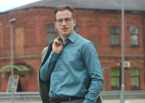 “Es nebaidos pazaudēt amatu, baidos pazaudēt cilvēcību,” saka Līvānu jaunais mērs Dāvids Rubens.