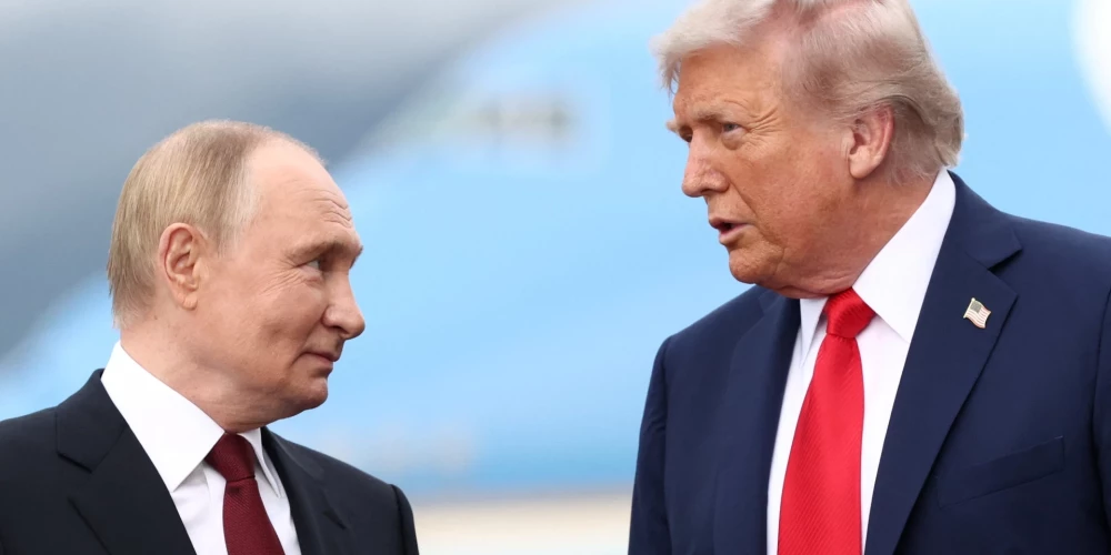 Встреча Дональда Трампа и Владимира Путина на Аляске.