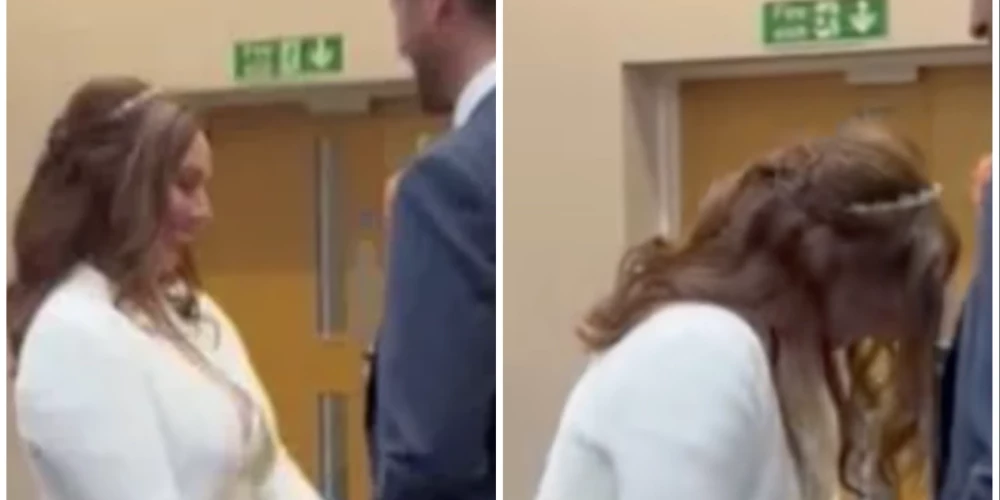 Pēc vīra misēkļa Rebeka izplūda smieklos.