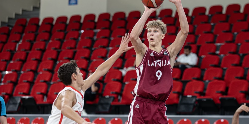 Latvijas U-16 basketbolisti Eiropas čempionātu noslēdz sestajā vietā.