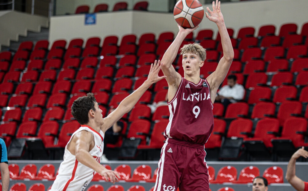 Latvija basketbolisti piekāpjas Francijai un noslēdz Eiropas U-16 čempionātu ar sestās vietas iegūšanu