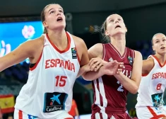 Latvijas kadetes cīnās līdz galam, bet zaudē Spānijai Eiropas U-16 čempionātā