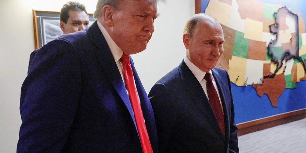 16. augusta naktī Putins un Tramps tikās Aļaskā.