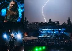 FOTO: roks, zibeņi un trakulīga enerģija satricina Ogres estrādi festivālā "Zibens pa dibenu"