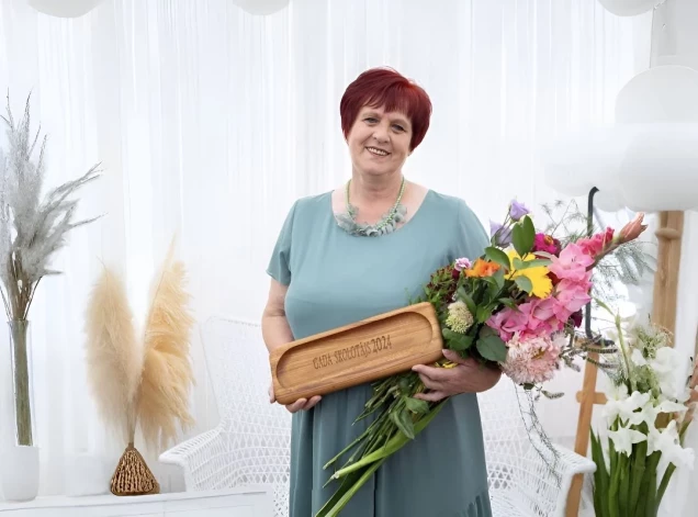 Lutriņu pamatskolas skolotāja, bibliotekāre Gunta Romule.