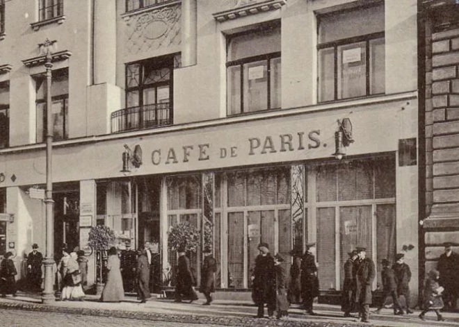 Leģendārā “Cafe de Paris” pagājušā gadsimta divdesmito gadu sākumā.