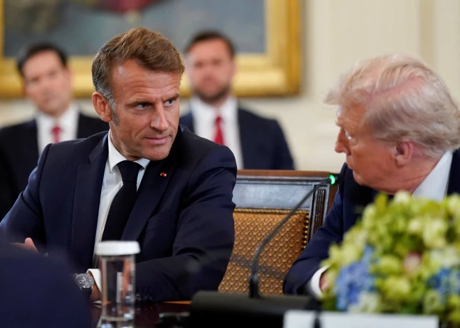 Makrons aicina rīkot četrpusējas sarunas: Eiropai jābūt pie viena galda ar Trampu, Zelenski un Putinu