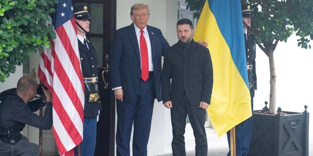 Встреча Дональда Трампа и Владимира Зеленского в Вашингтоне.