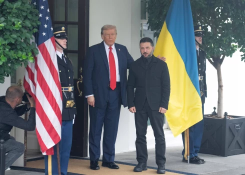 Встреча Дональда Трампа и Владимира Зеленского в Вашингтоне.