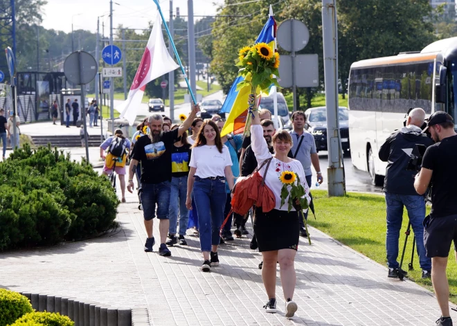 В Риге в День независимости Украины пройдет традиционный "Путь подсолнухов"