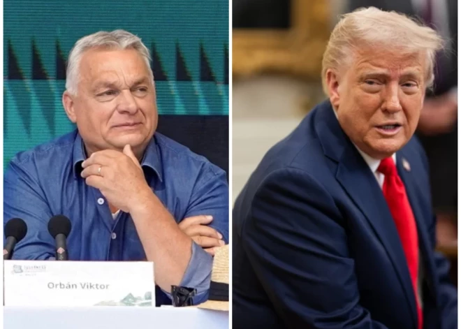 Medijs: tikšanās laikā ar Zelenski un Eiropas līderiem Tramps sazinājās ar Orbānu