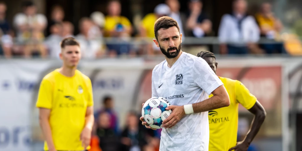 RFS viens no vadošajiem futbolistiem Stefans Paničs. 