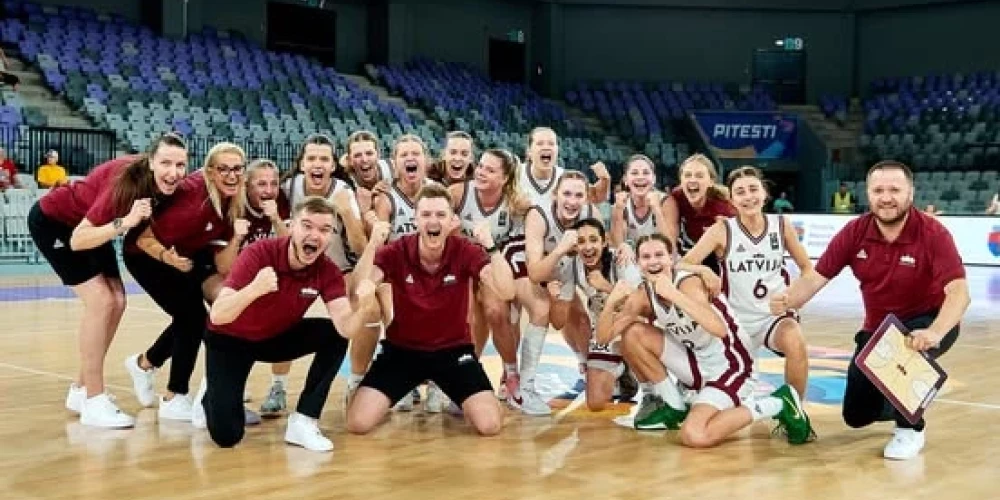 Latvijas basketbolistes iekļūst Eiropas U-16 čempionāta pusfinālā un cīnīsies par medaļām.