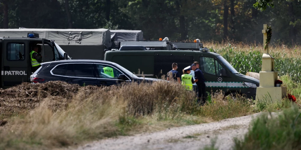 Polijas austrumos nogāzies Krievijas drons. 
