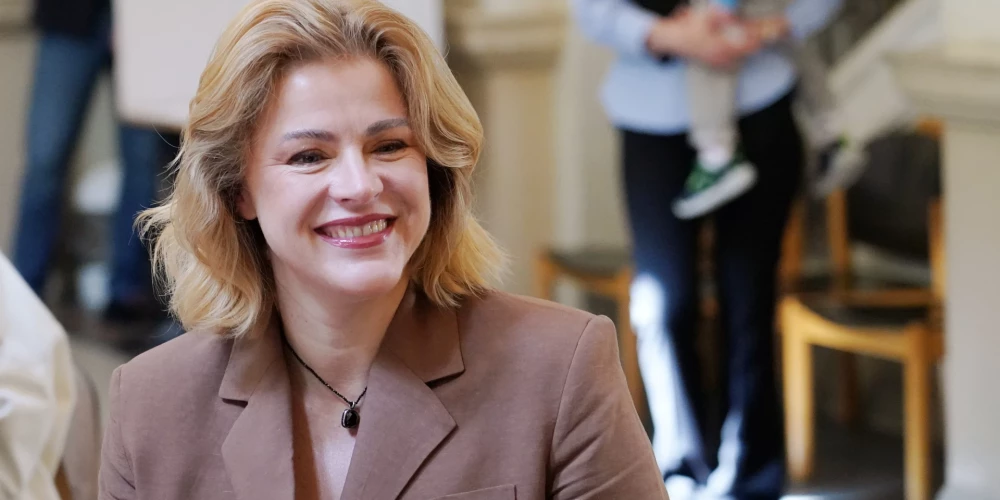 Ministru prezidente Evika Siliņa. 