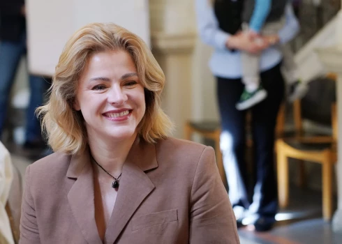 Ministru prezidente Evika Siliņa. 