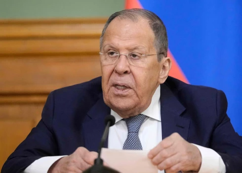 Krievijas ārlietu ministrs Sergejs Lavrovs.
