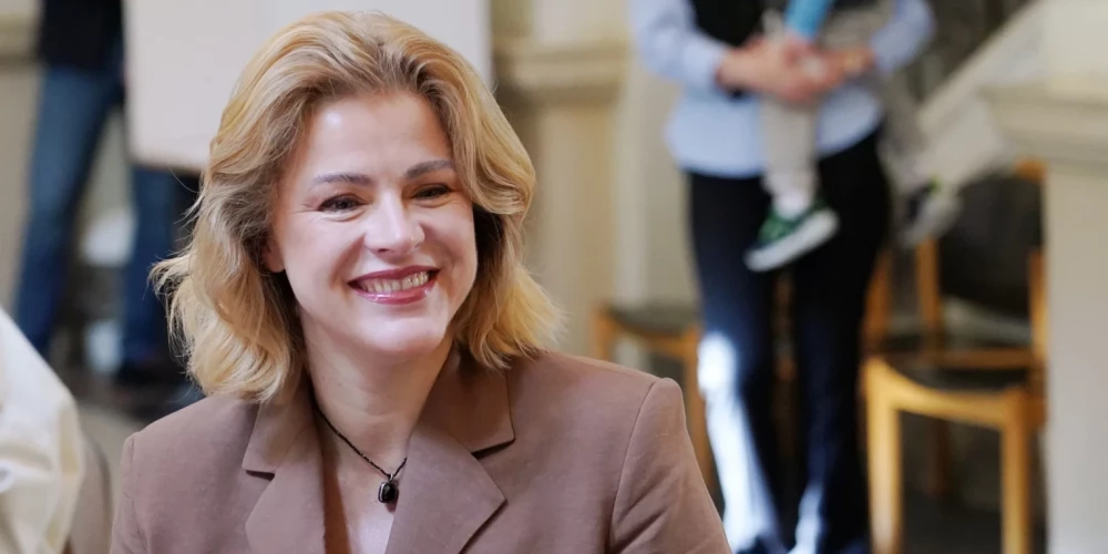 Премьер-министр Эвика Силиня.