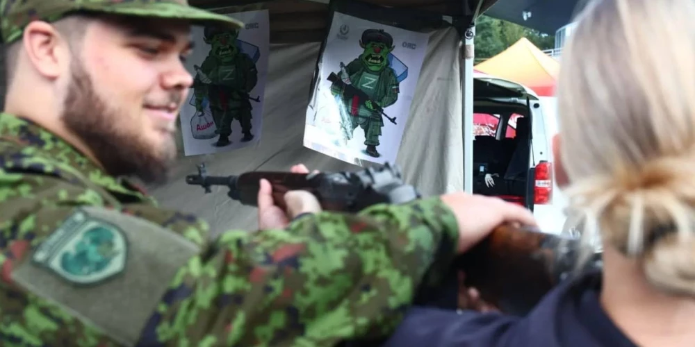 "Orks" Tallinas šautuvē (ekrānuzņēmums no "Facebook")