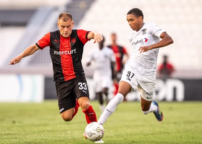 RFS piedzīvo zaudējumu UEFA Konferences līgas "play-off" pirmajā spēlē