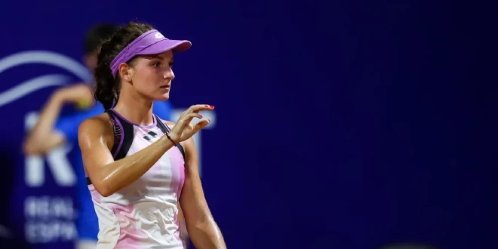 Darja Semeņistaja vēl nav spēlējusi kādā Grand Slam turnīrā. 