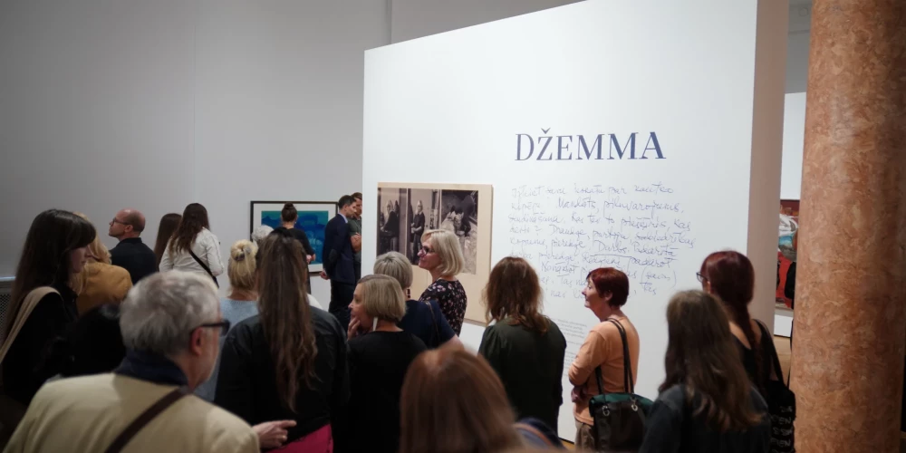 Izstādes "Džemma" atklāšana (foto: Mārtiņš Ziders)