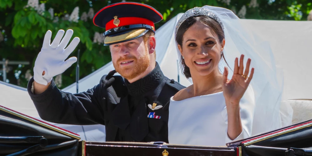 Princis Harijs un Megana Mārkla apprecējās 2018. gadā.