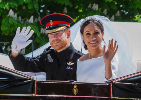 Princis Harijs un Megana Mārkla apprecējās 2018. gadā.