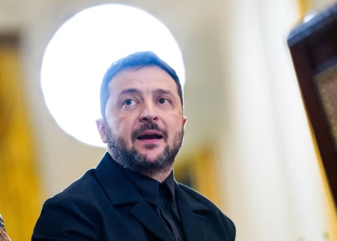 Ukrainas prezidents Volodimirs Zelenskis piemin Baltijas ceļu.