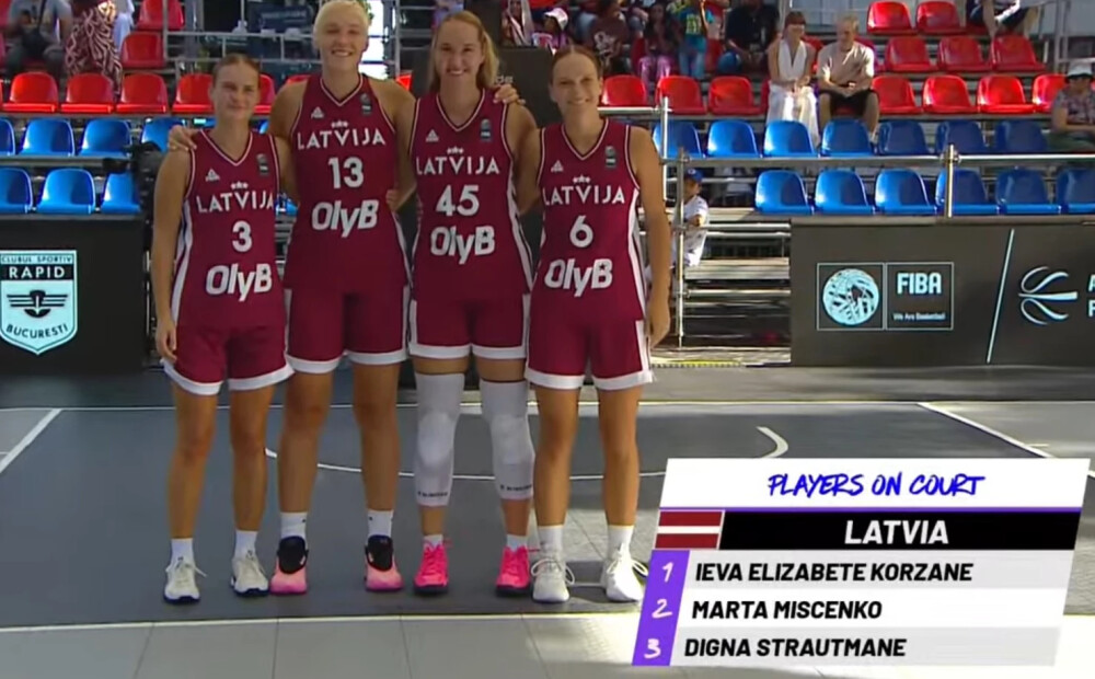 Latvijas 3x3 basketbolistes iekļūst Pasaules sērijas turnīra finālā, kur viņas gaida pasaules ranga līdere Nīderlande