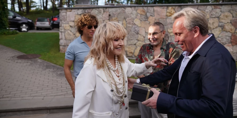 Алла Пугачева и Максим Галкин в первый день фестиваля Laima Rendezvous Jūrmala 2025.