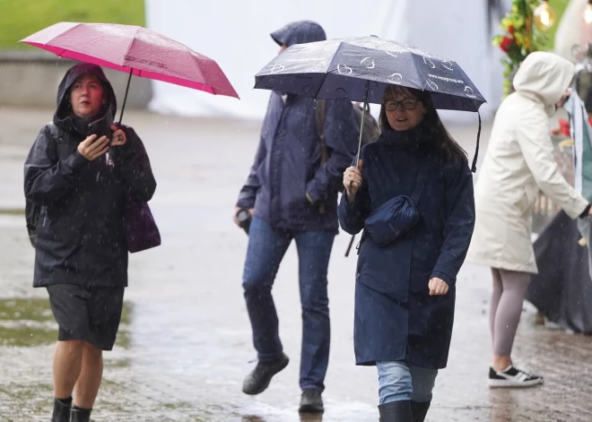 Otrdien līs, vietām gaidāms pērkona negaiss