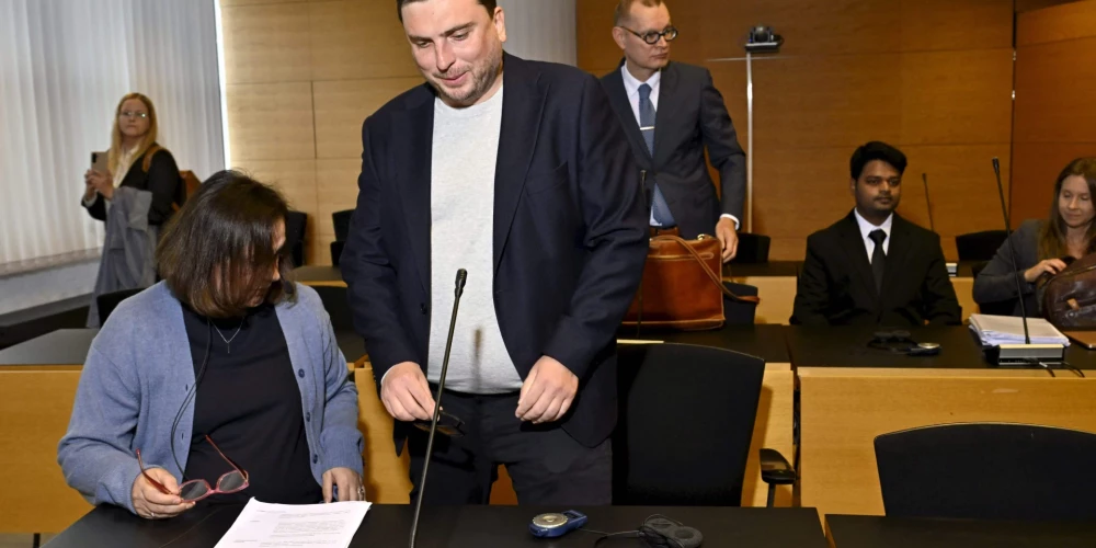 Helsinkos pirmdien sāk tiesāt Krievijas ēnu flotes naftas tankkuģa "Eagle S" kapteini Gruzijas pilsoni Davitu Vadačkoriju. 