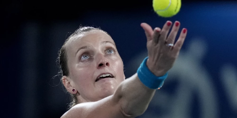  Čehijas tenisiste Petra Kvitova. 