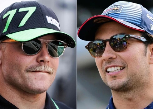 Valteri Botass un Serhio Peress.