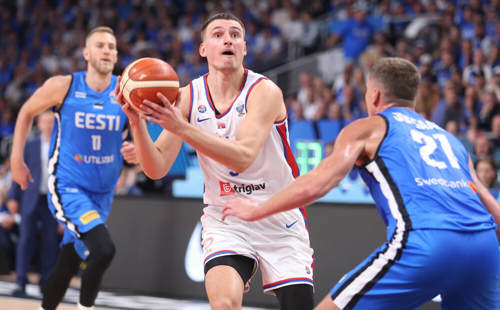 Serbija gūst uzvara pār Igauniju: Jovičs izcēlās ar 18 punktiem
