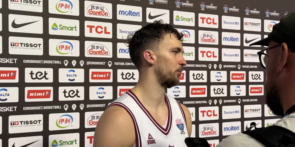 Latvijas vīriešu basketbola valstsvienības kandidāts Kristers Zoriks.