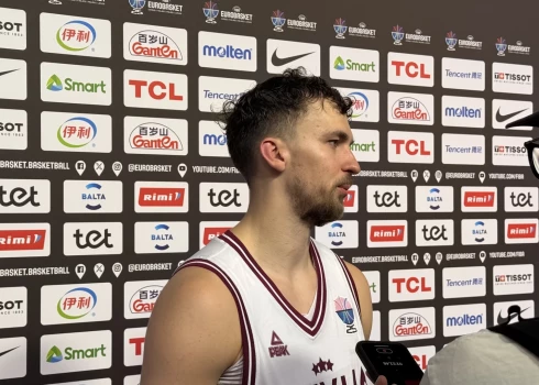Latvijas vīriešu basketbola valstsvienības kandidāts Kristers Zoriks.