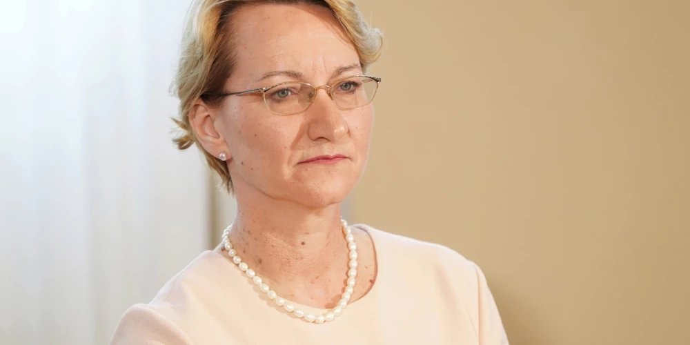Izglītības un zinātnes ministre Dace Melbārde. 