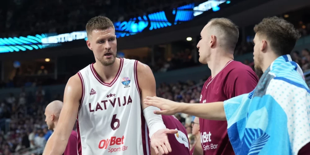 Kristaps Porziņģis spēles sākumā uzbrukumā iesaistīts netika.