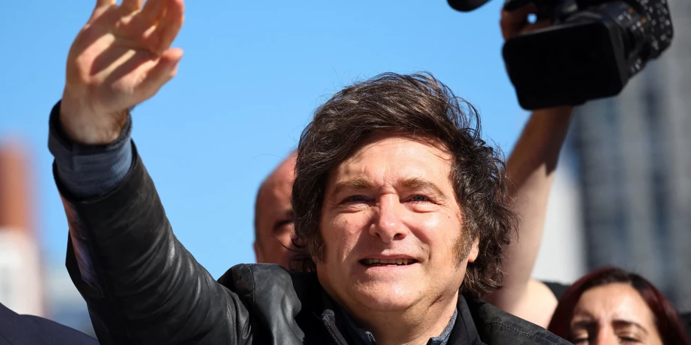 Argentīnas prezidents Havjers Milejs. 