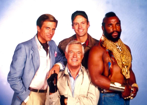 Seriāls "A komanda" bija populārs arī Latvijā.